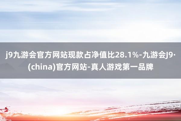 j9九游会官方网站现款占净值比28.1%-九游会J9·(china)官方网站-真人游戏第一品牌