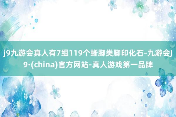 j9九游会真人有7组119个蜥脚类脚印化石-九游会J9·(china)官方网站-真人游戏第一品牌